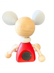 Mouse - wooden magnet