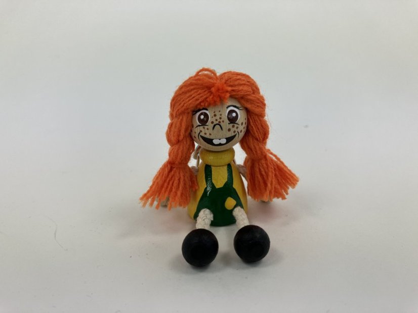 Mary the redhair girl - wooden magnet