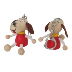 Doggy - wooden keyring