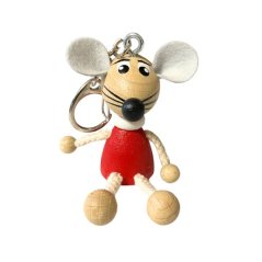 Mouse - wooden keyring
