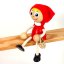Little Red Riding Hood - wooden sitting figure