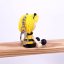 Bee - wooden keyring